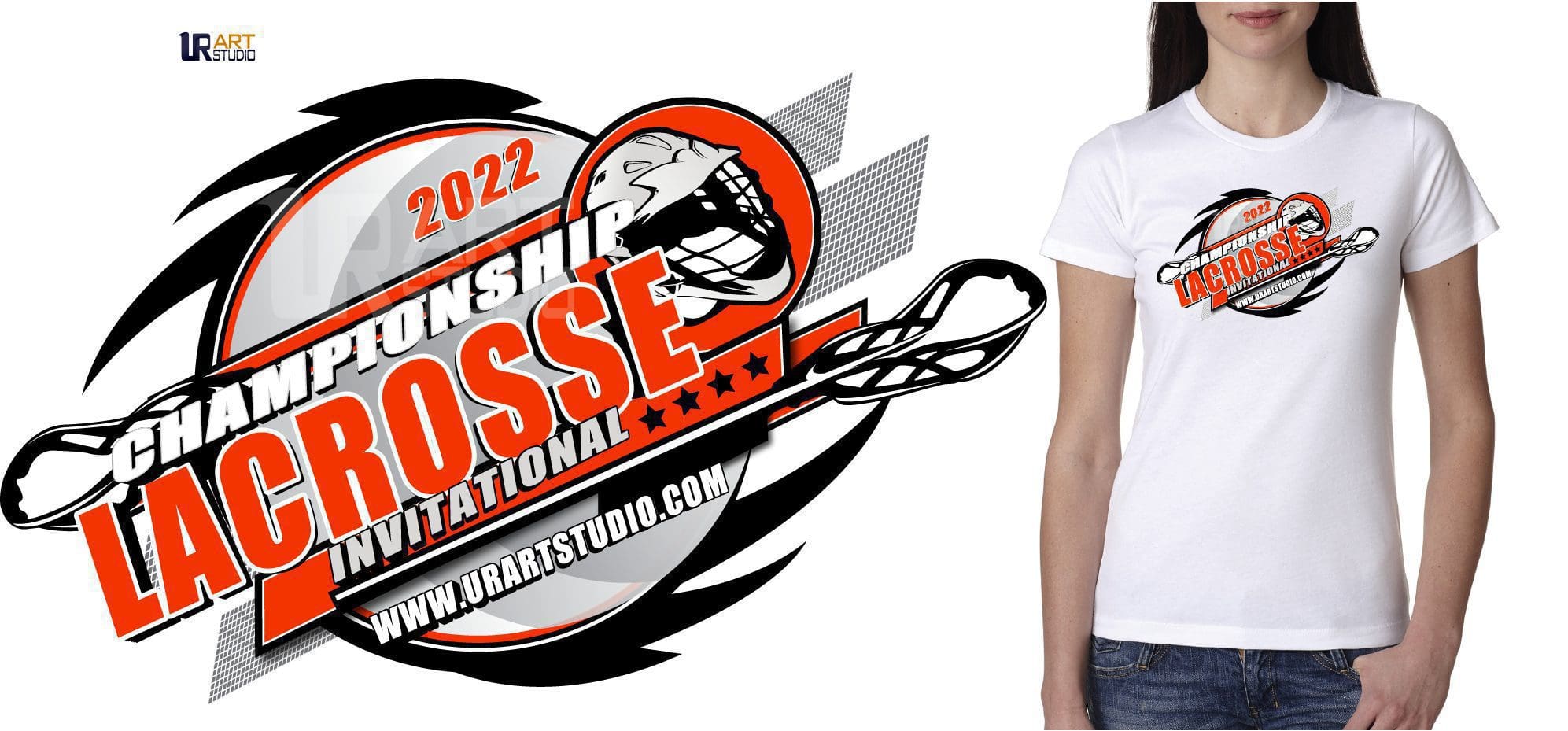 LACROSSE CHAMPIONSHIP 2022 LOGO DESIGN FOR PRINT