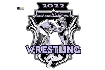 WRESTLING GIRLS VECTOR LOGO DESIGN FOR PRINT 2022