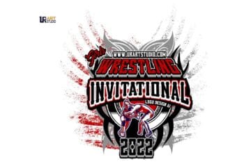 WRESTLING GIRLS INVITATIONAL VECTOR LOGO DESIGN FOR PRINT 2022 2