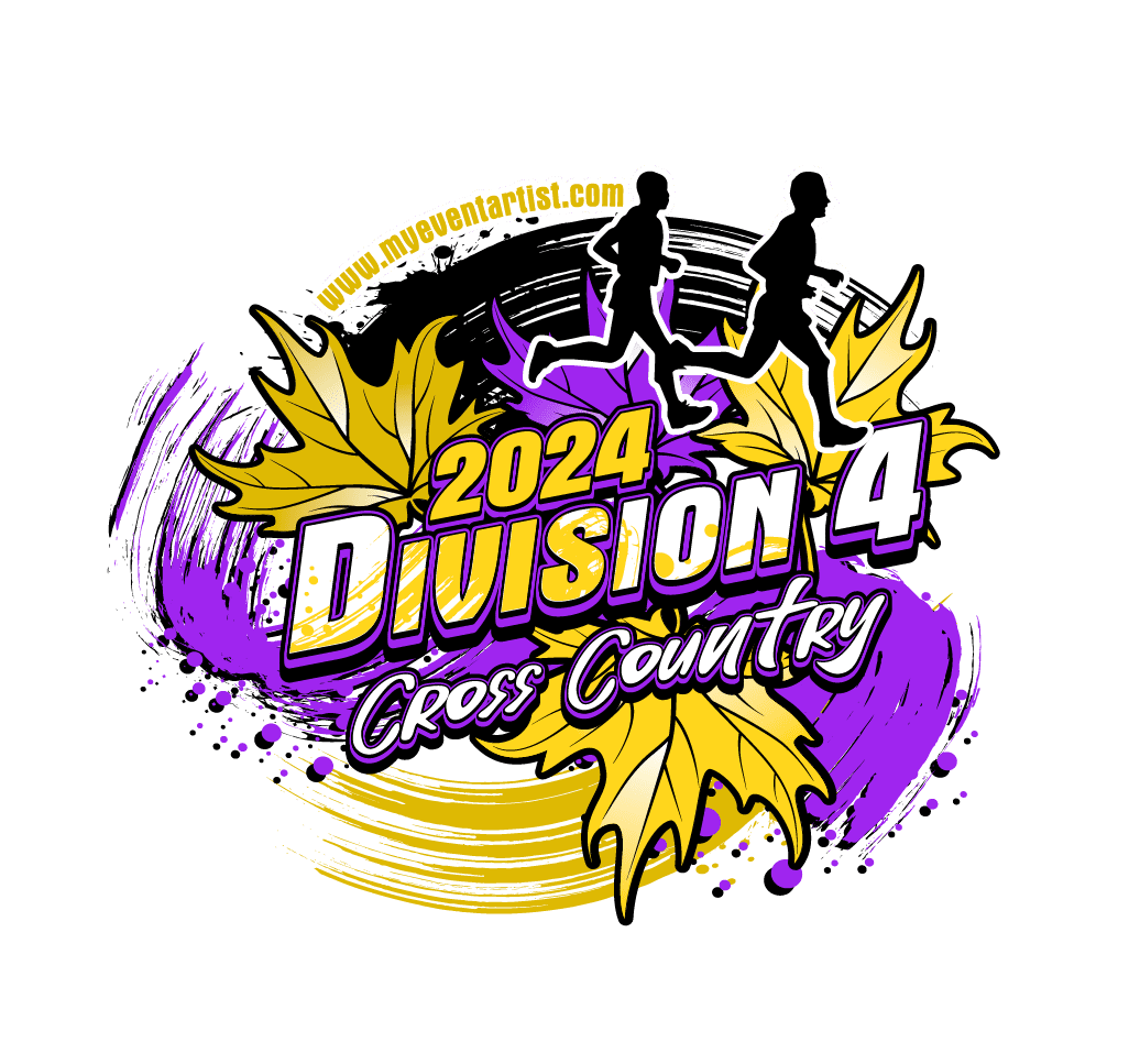 CROSS COUNTRY EVENT DIVISION 4 CROSS COUNTRY LOGO DESIGN FOR PRINT-01