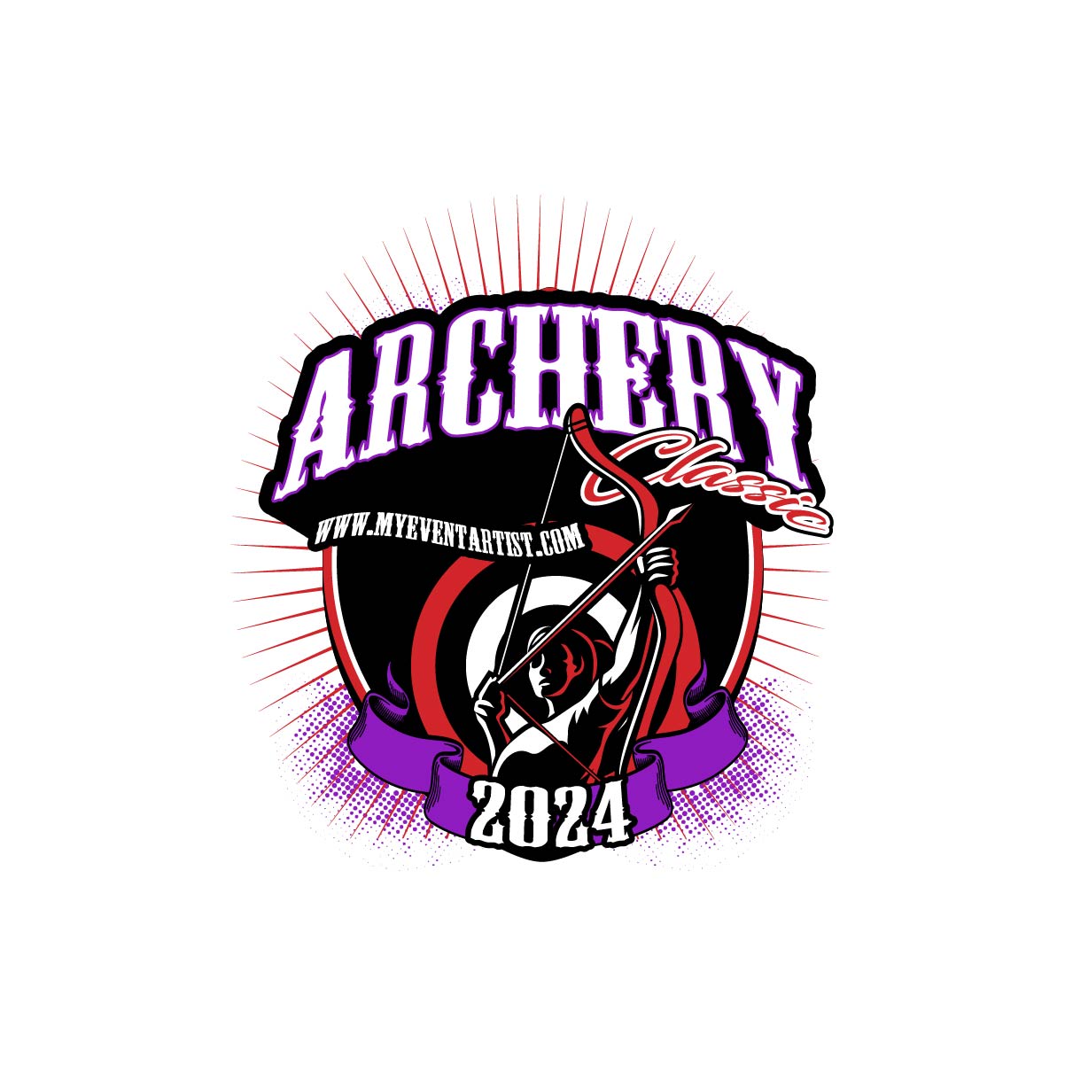 ARCHERY CLASSICS EVENT PRINT READY LOGO DESIGN 2