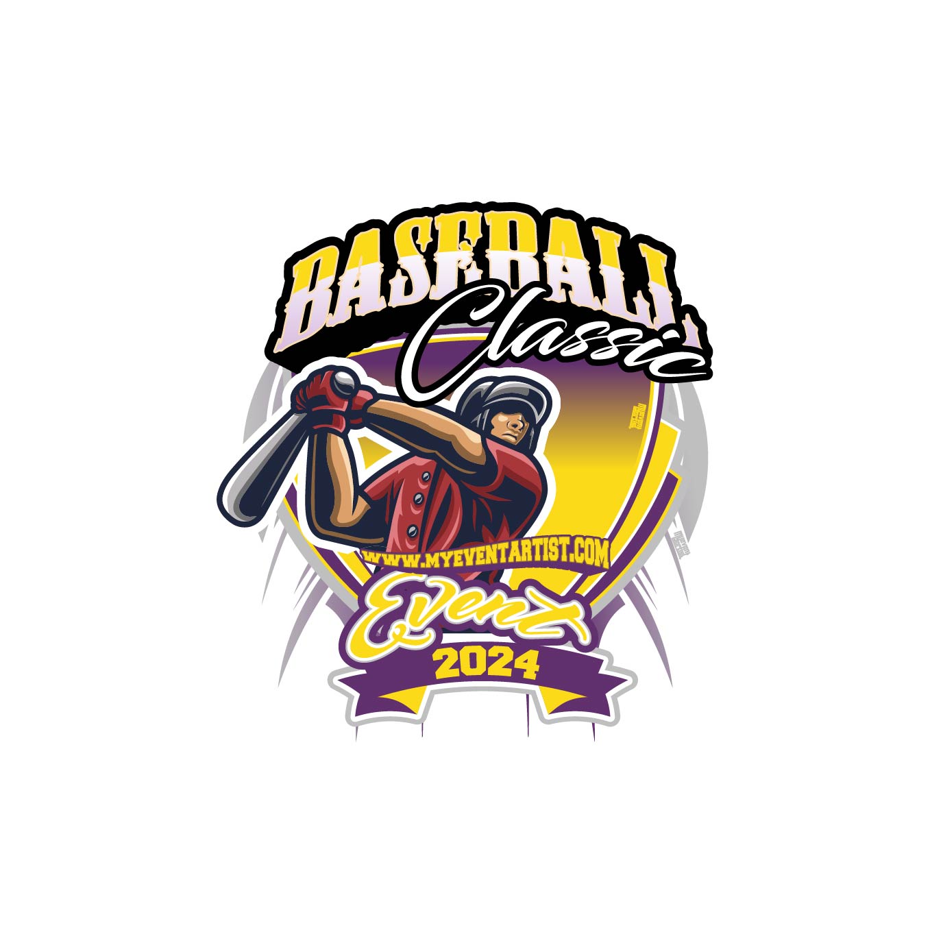 BASEBALL CLASSIC EVENT VECTOR LOGO DESIGN 2