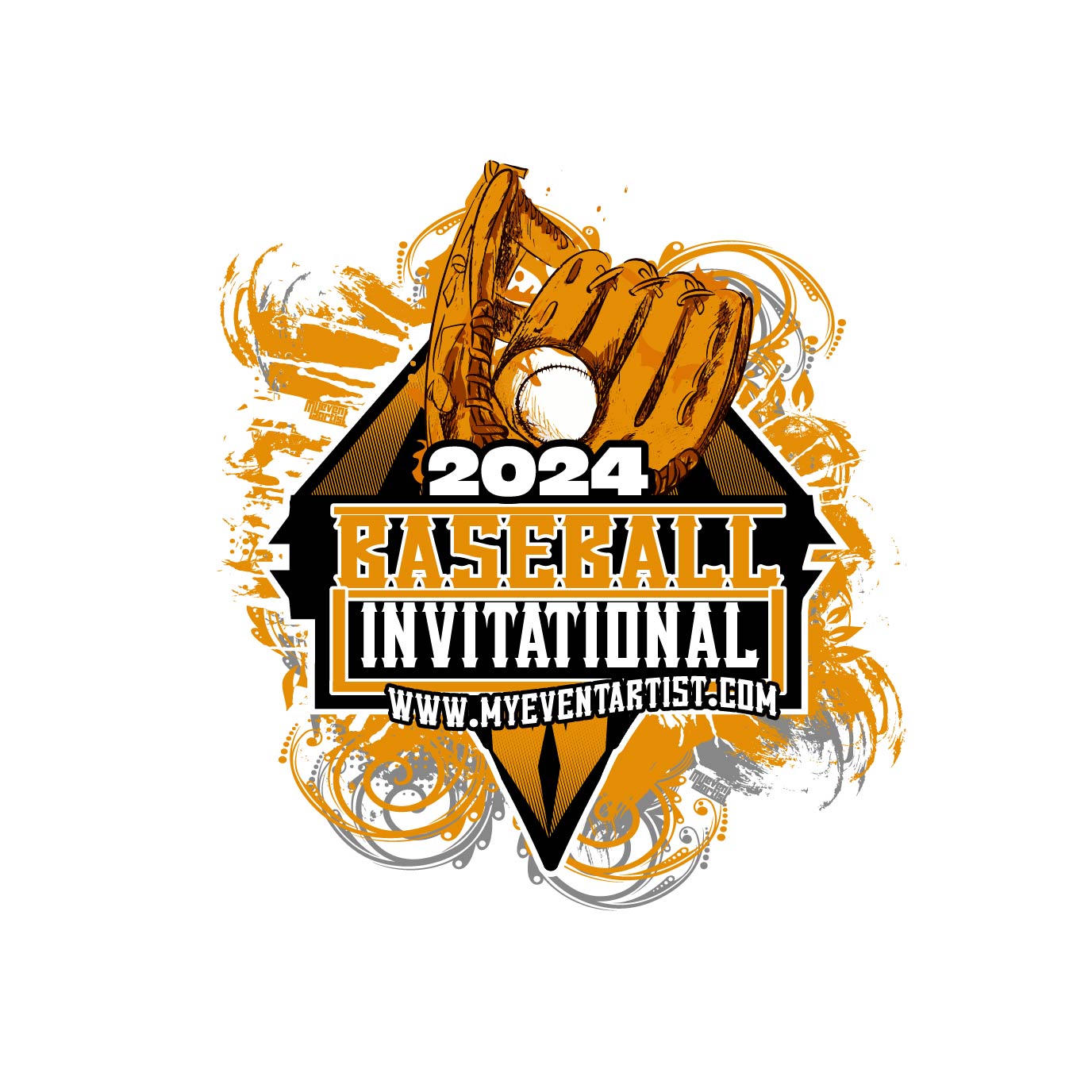 BASEBALL INVITATIONAL EVENT PRINT READY DESIGN 2