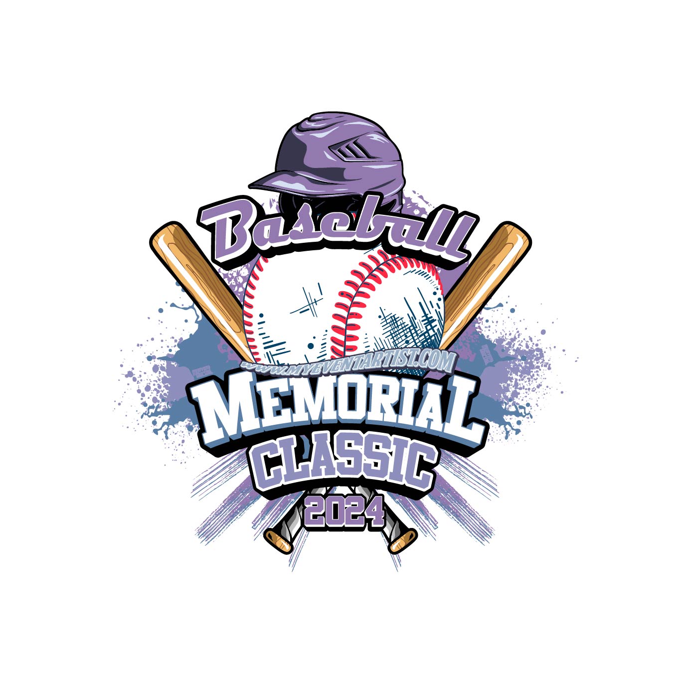 BASEBALL MEMORIAL CLASSIC EVENT PRINT READY DESIGN 2