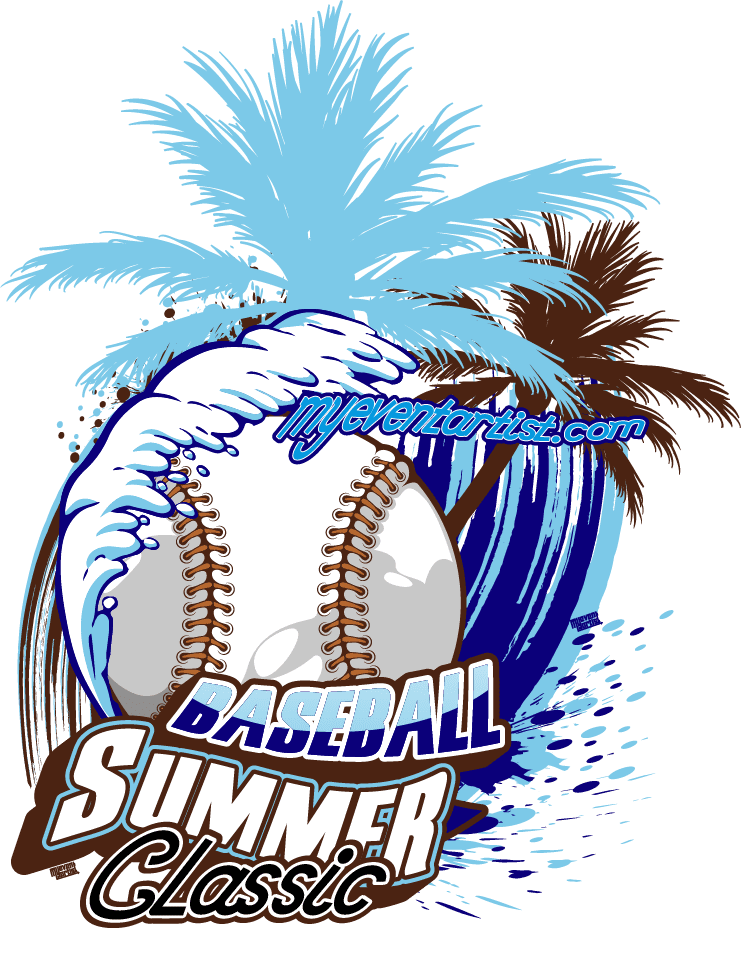 BASEBALL SUMMER CLASSIC EVENT PRINT READY DESIGN 2