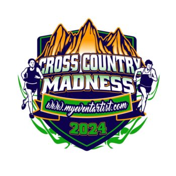 CROSS COUNTRY MADNESS EVENT LOGO DESIGN FOR PRINT