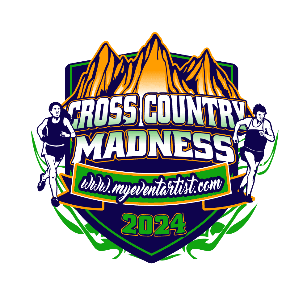 CROSS COUNTRY MADNESS EVENT LOGO DESIGN FOR PRINT