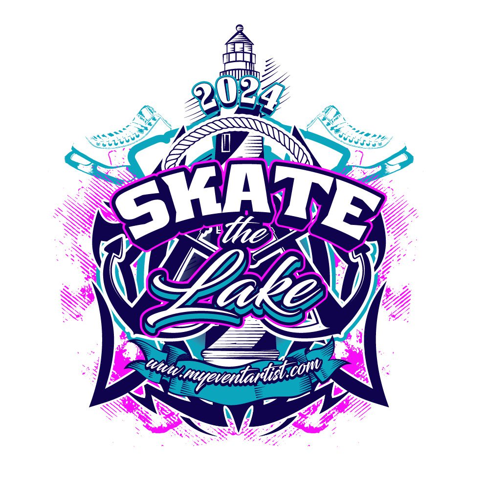 SKATING EVENT LOGO DESIGN FOR PRINT