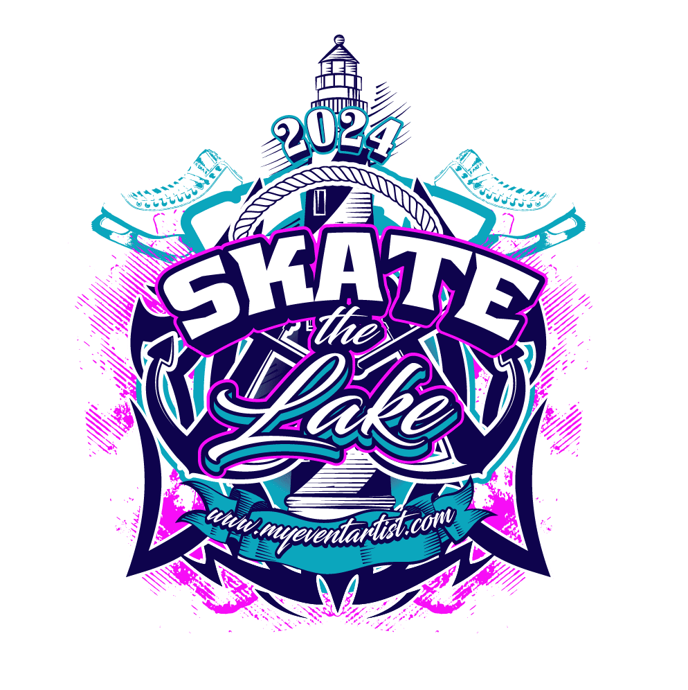 SKATING EVENT LOGO DESIGN FOR PRINT