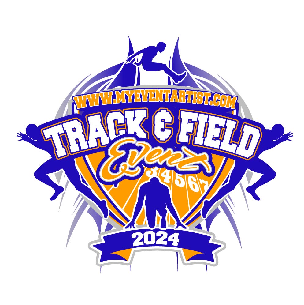 TRACK & FIELD EVENT LOGO DESIGN FOR PRINT