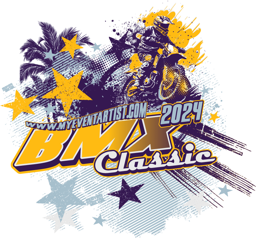 BMX CLASSIC ADJUSTABLE VECTOR LOGO DESIGN READY FOR PRINT 3