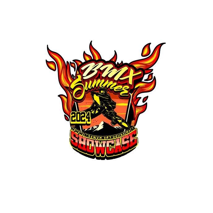 BMX SUMMER SHOWCASE EVENT PRINT READY VECTOR LOGO DESIGN READY FOR PRINT 3