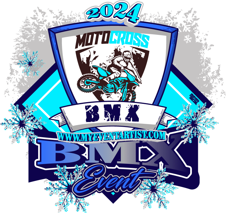 BMX WINTER EVENT VECTOR LOGO DESIGN READY FOR PRINT 2