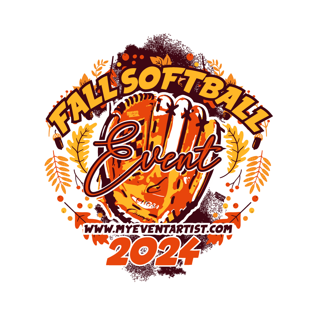 SOFTBALL FALL EVENT PRINT READY VECTOR DESIGN