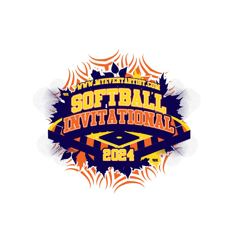 SOFTBALL INVITATIONAL EVENT PRINT READY VECTOR DESIGN