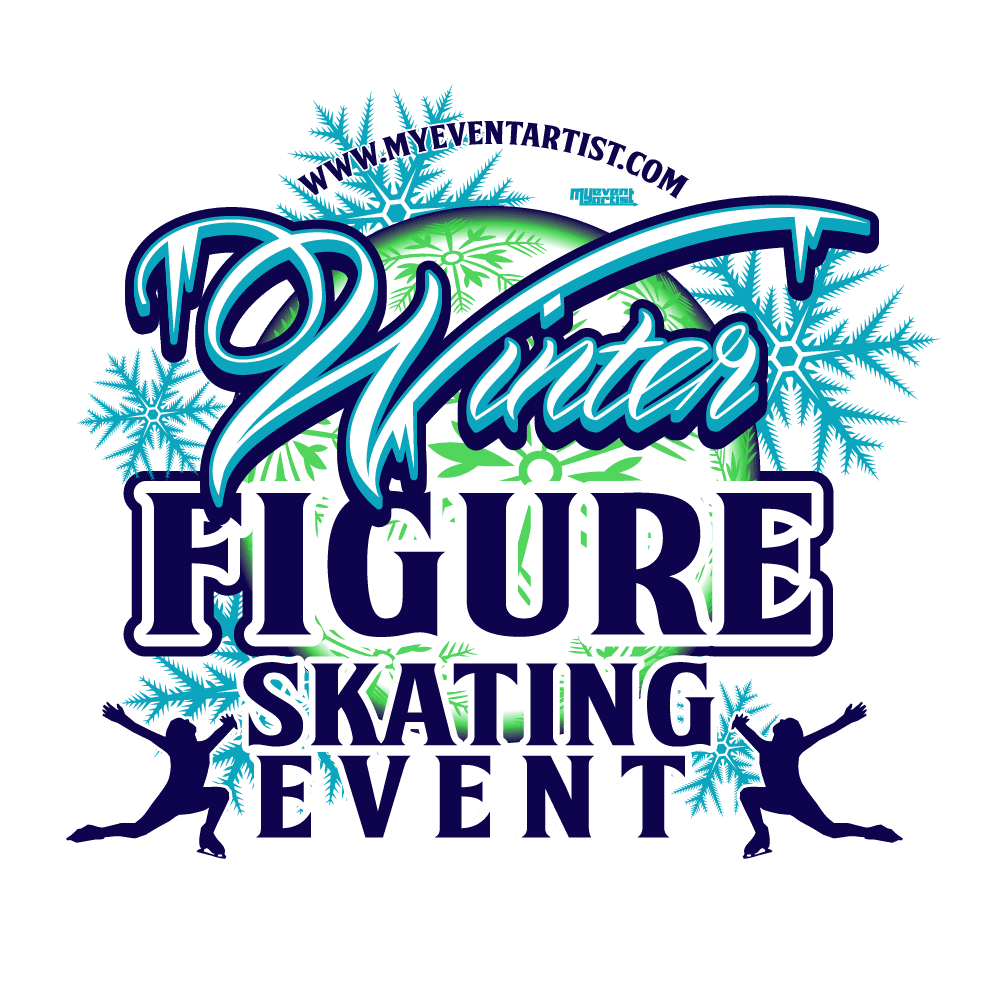 FIGURE SKATING EVENT WINTER FIGURE SKATING PRINT READY VECTOR DESIGN-01