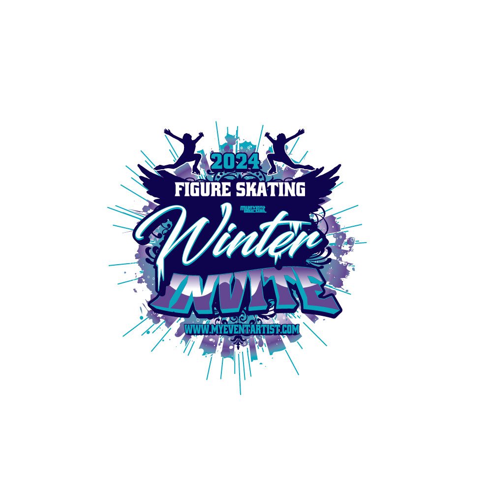 FIGURE SKATING EVENT WINTER INVITE PRINT READY VECTOR DESIGN-01