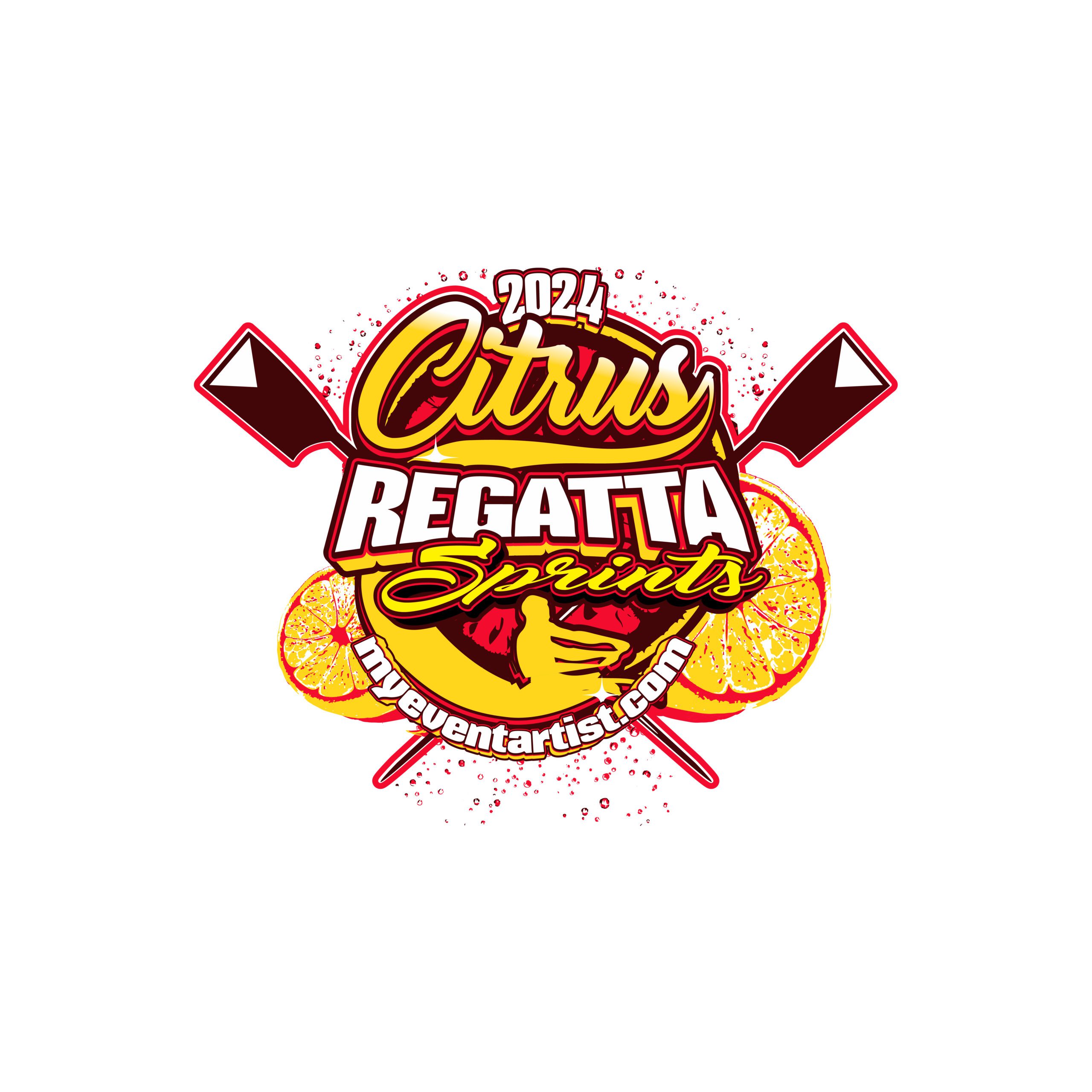 REGATTA SPRINTS CITRUS COMPETITION EVENT PRINT READY VECTOR LOGO DESIGN