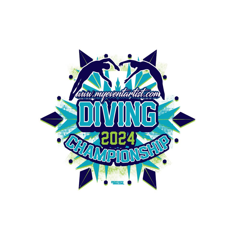 DIVING CHAMPIONSHIP EVENT PRINT READY VECTOR DESIGN-