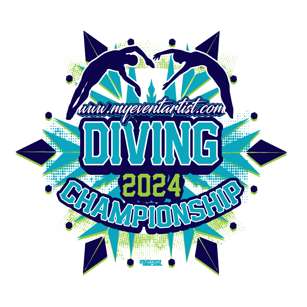 DIVING CHAMPIONSHIP EVENT PRINT READY VECTOR DESIGN-