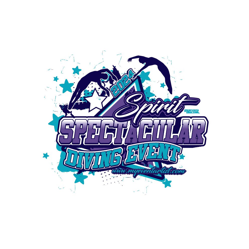 DIVING SPIRIT SPECTACULAR EVENT PRINT READY VECTOR DESIGN