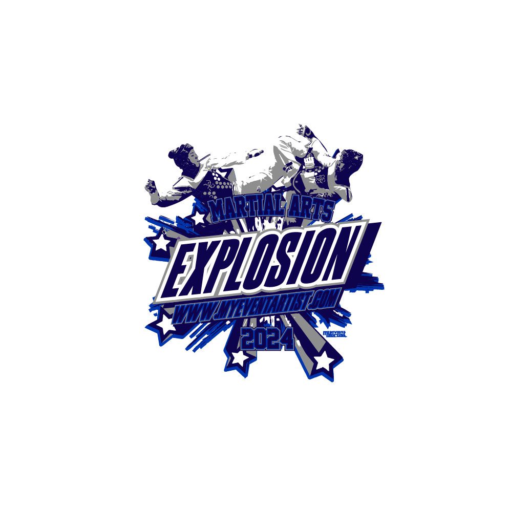MARTIAL ARTS EVENT EXPLOSION PRINT READY VECTOR DESIGN-01