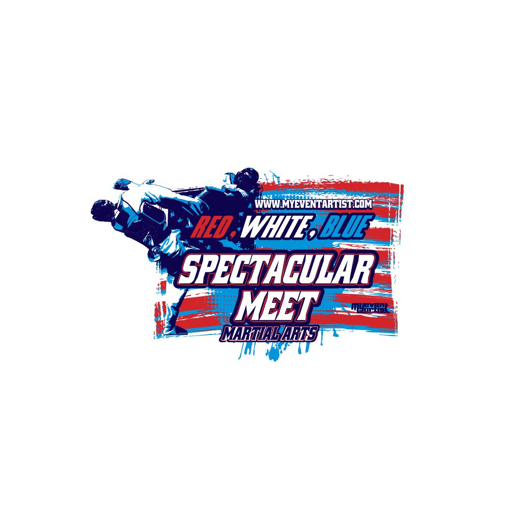 MARTIAL ARTS EVENT SPECTACULAR MEET PRINT READY VECTOR DESIGN-01