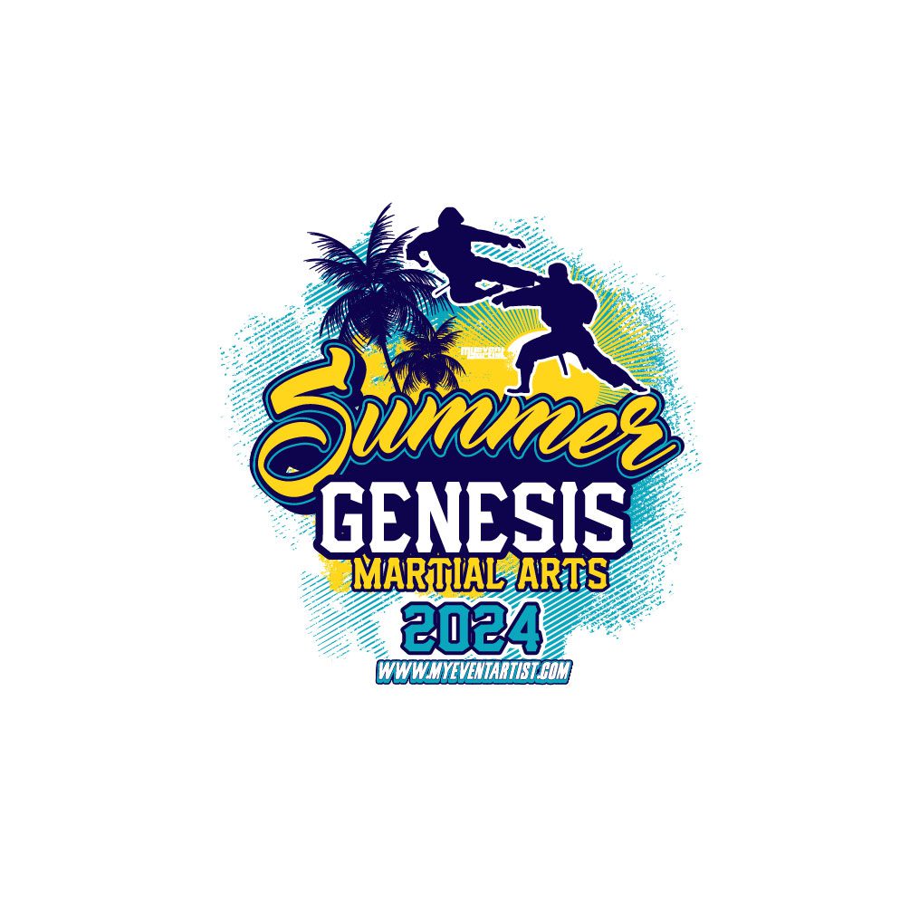 MARTIAL ARTS EVENT SUMMER GENESIS PRINT READY VECTOR DESIGN-01