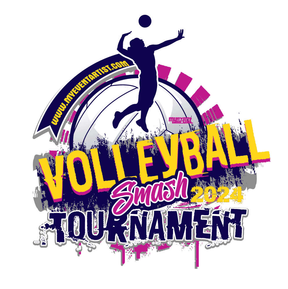 VOLLEYBALL SMASH TOURNAMENT EVENT PRINT READY VECTOR DESIGN9-01