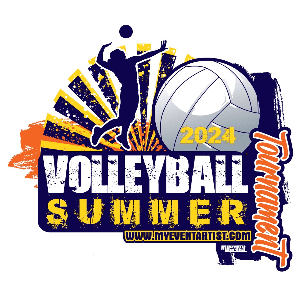 VOLLEYBALL SUMMER TOURNAMENT EVENT PRINT READY VECTOR DESIGN8-01