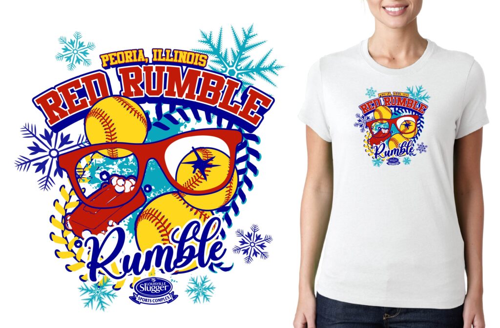 Unveiling the Creative Process Behind the Red Ryder Rumble Softball Event Logo
