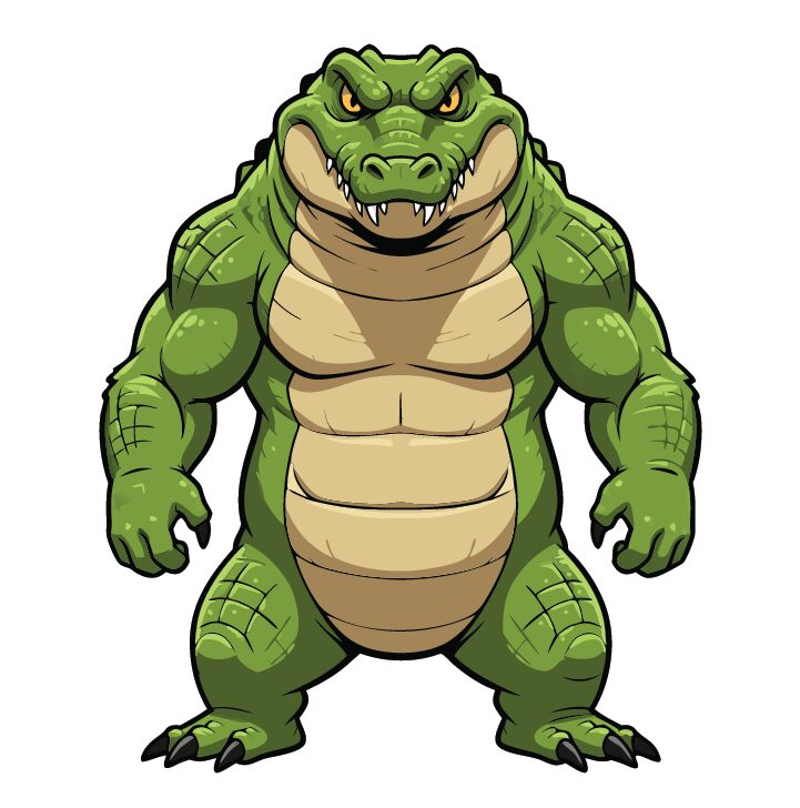 ANGRY CROCODILE MASCOT - Image 2