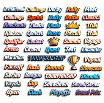 TITLES FOR SPORT EVENTS VECTOR FORMAT 3