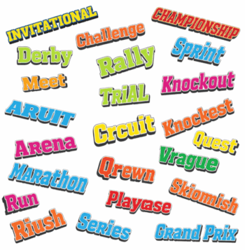 TITLES FOR SPORT EVENTS VECTOR FORMAT 7