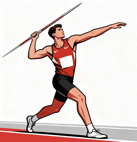 TRACK AND FIELD MALE VECTOR DESIGN 9