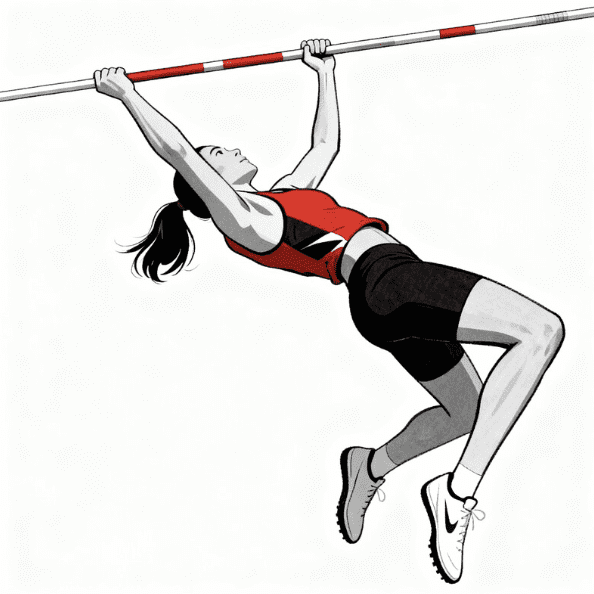 TRACK AND FIELD FEMALE VECTOR DESIGN 18