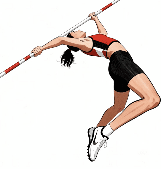 TRACK AND FIELD FEMALE VECTOR DESIGN 19