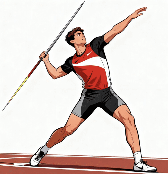 TRACK AND FIELD MALE VECTOR DESIGN 5