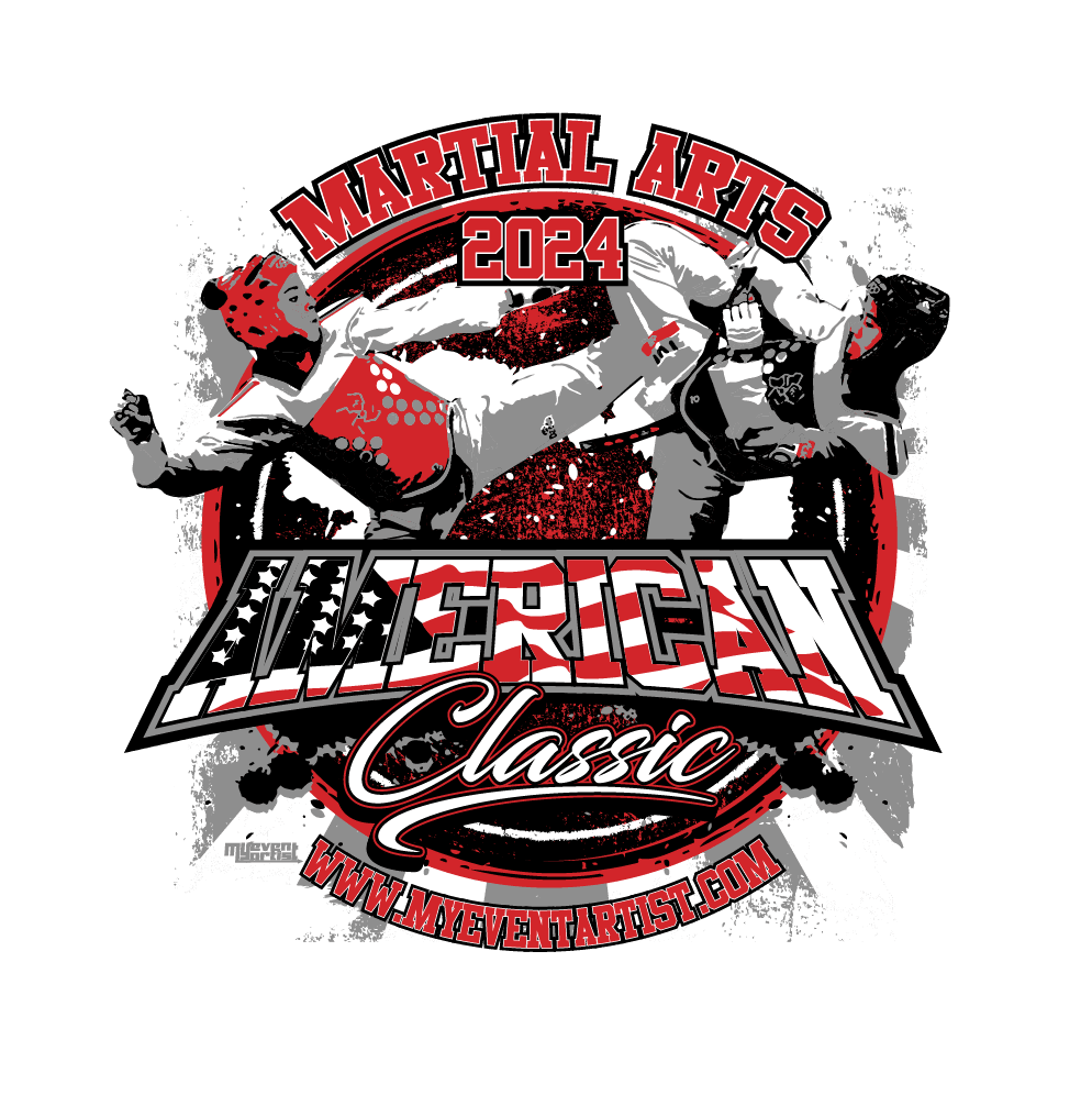 Strength, Honor, and Legacy: Martial Arts Event American Classic Print Ready Vector Design