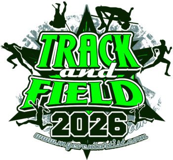 TRACK AND FIELD DOWNLOADABLE VECTOR LOGO DESIGN EPS, SVG, AI, PDF