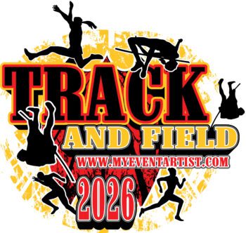 TRACK AND FIELD DOWNLOADABLE VECTOR LOGO DESIGN EPS, SVG, AI, PDF