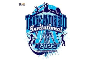 TRACK AND FIELD INVITATIONAL 2022 LOGO DESIGN FOR PRINT