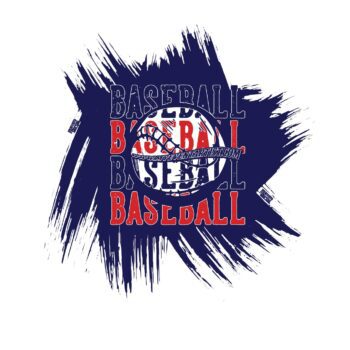 BASEBALL BASEBALL BASEBALL PRINT READY VECTOR DESIGN
