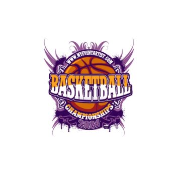 BASKETBALL CHAMPIONSHIP EVENT VECTOR LOGO DESIGN READY FOR PRINT 4