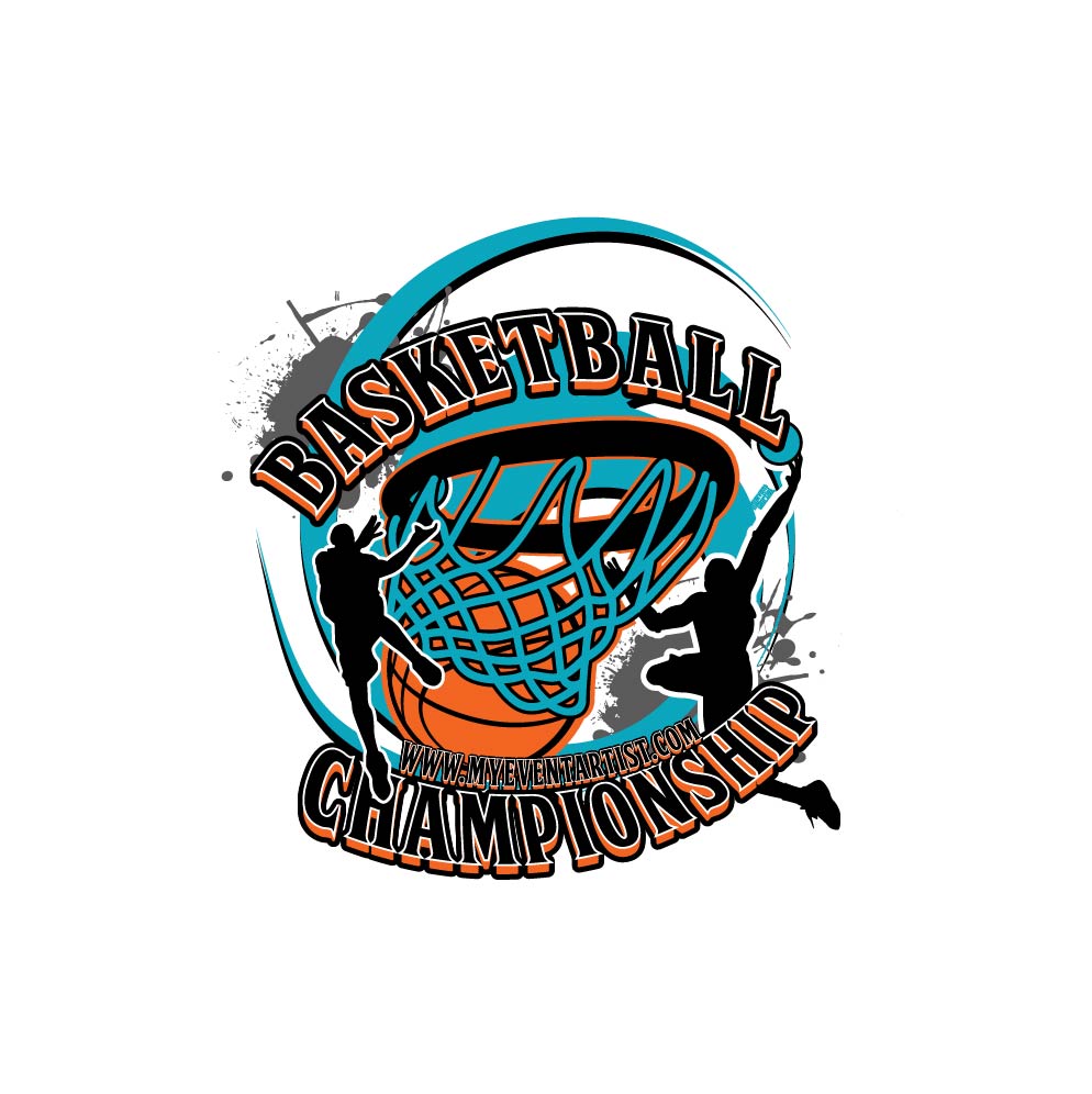 BASKETBALL CHAMPIONSHIP EVENT PRINT READY VECTOR DESIGN
