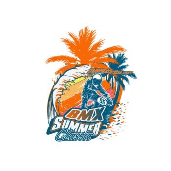 BMX SUMMER CLASSIC EVENT PRINT READY VECTOR LOGO DESIGN 3