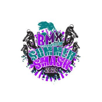 BMX SUMMER SMASH EVENT PRINT READY VECTOR LOGO DESIGN 3