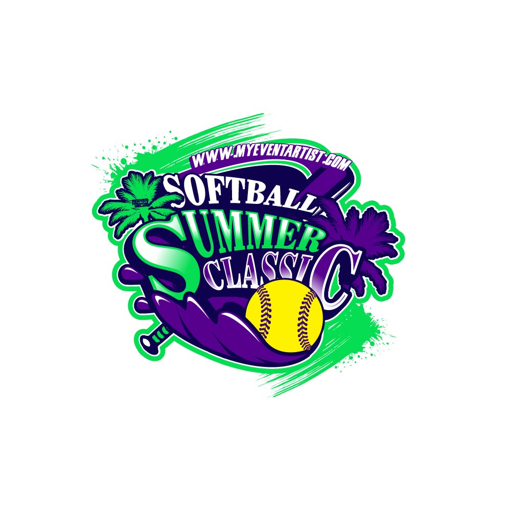 SOFTBALL SUMMER CLASSIC PRINT READY VECTOR DESIGN-01