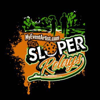 CROSS COUNTRY SLOPER RELAYS VECTOR LOGO DESIGN FOR PRINT