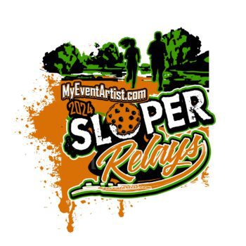 CROSS COUNTRY SLOPER RELAYS VECTOR LOGO DESIGN FOR PRINT